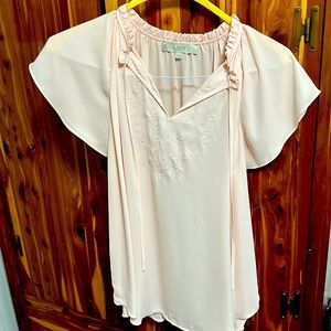 Light pink loft blouse